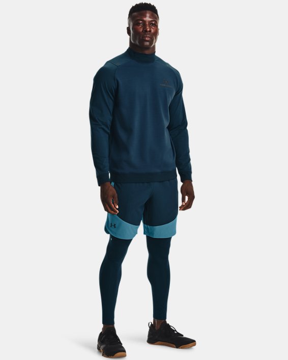 Men's UA HIIT Woven Colorblock Shorts, Blue, pdpMainDesktop image number 2